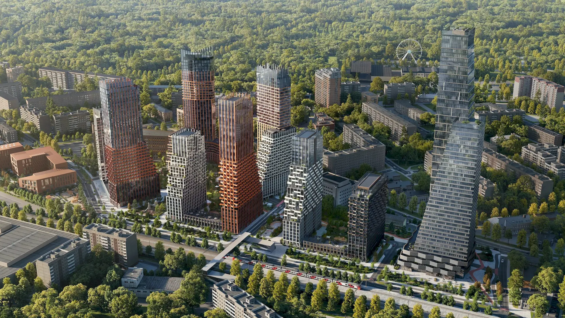 Генплан КОД Сокольники — расположение корпусов