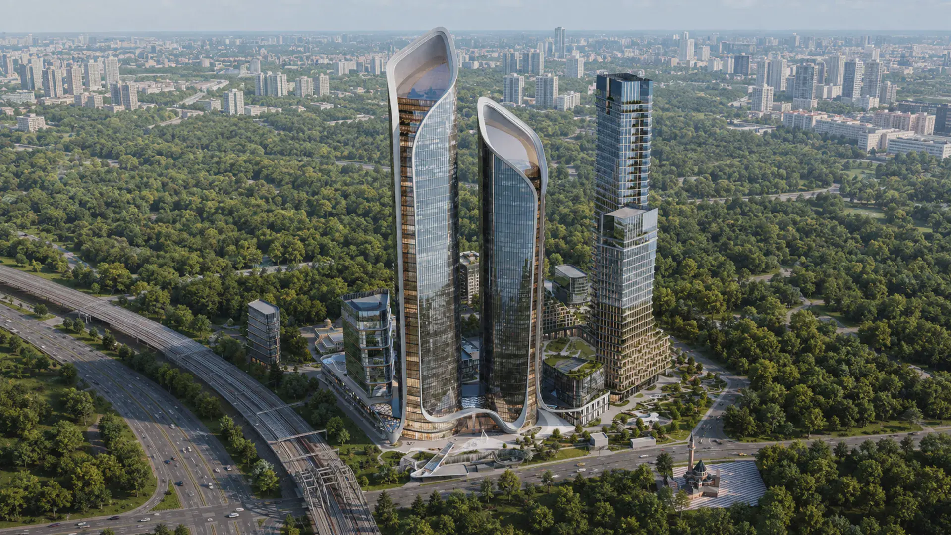 Генплан Феномен Города — расположение корпусов