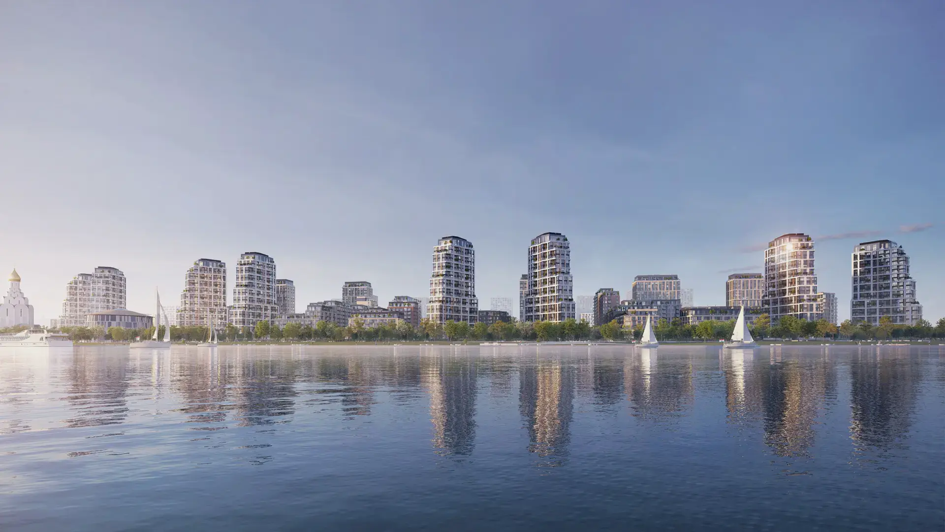 Генплан Клубный город на реке Примавера — расположение корпусов