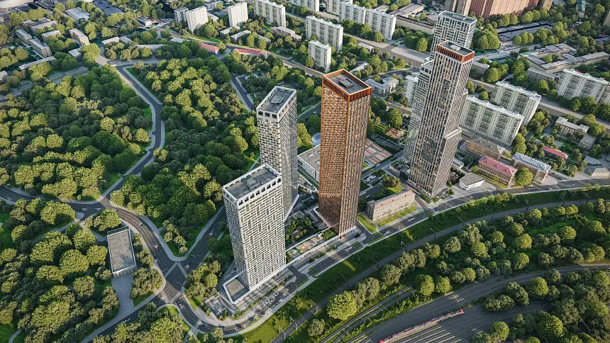 Квартира, 2 комнаты "Амбер Сити", фото 1